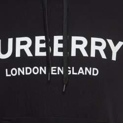 Men's Burberry Printed Black Hoodie