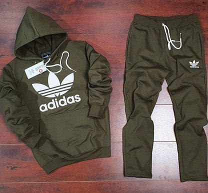 Fleece Printed Regular Full Sleeves Tracksuits