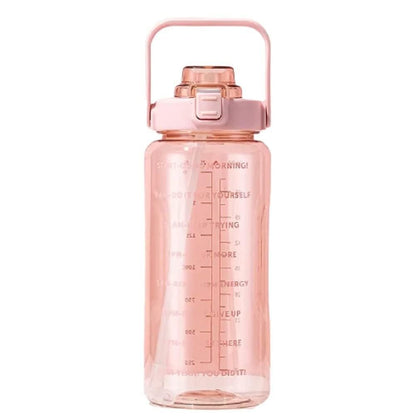 Leakproof 2L Water Bottle With Straw Sport Bottle Sipper