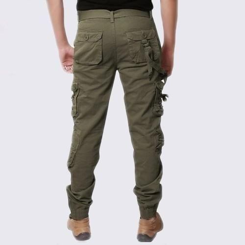 Cotton Solid Regular Fit Mens Cargo