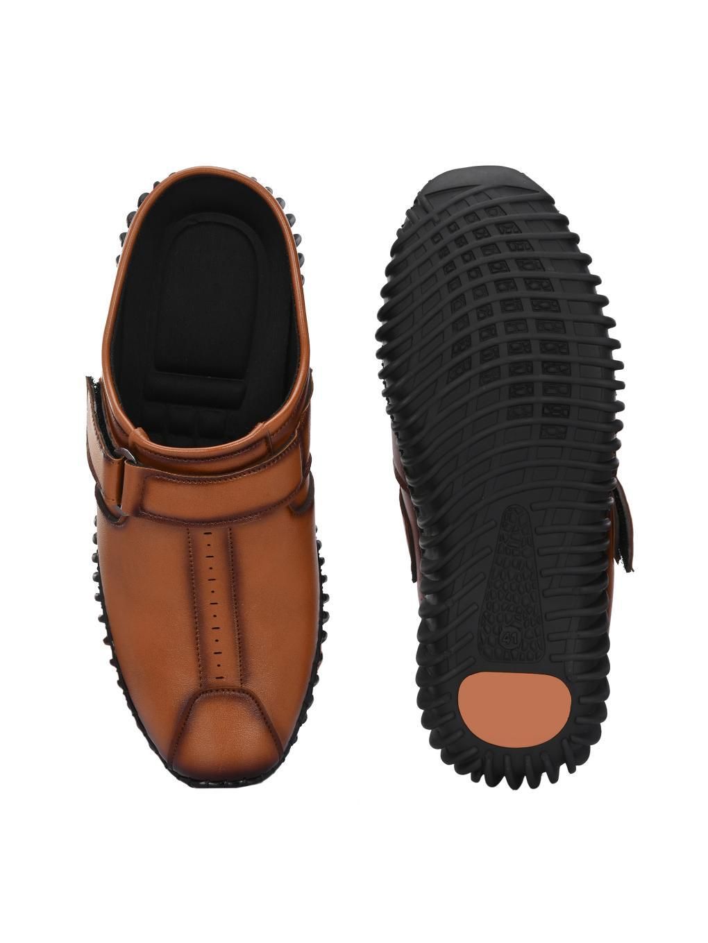 Men's Bantu Style Tan Loafer Casual Shoe